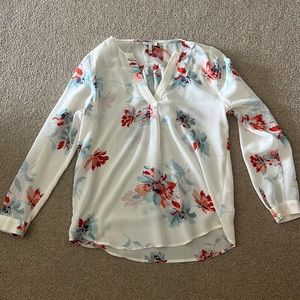 Joie womens silk blouse